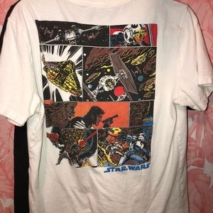 (2) Marvel and Star Wars Shirt Gap - Vintage Art - Sized M